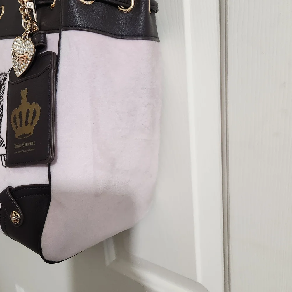 Juicy Couture Classic Scottie Dog Daydreamer Tote Pink NWT - Picture 5 of 9